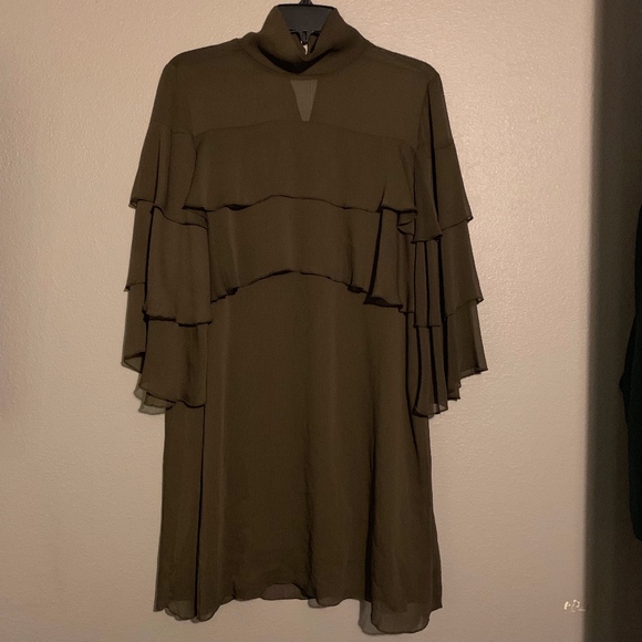 Zara Dresses & Skirts - Zara Olive Dress